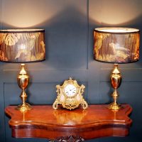 Grand Neoclassical BrassTable Lamps