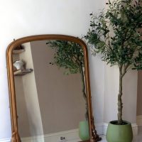 Large 19th Century Overmantel Mirror – Mid Victorian