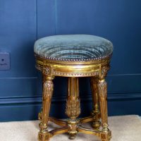 Victorian Louis XIV Piano Stool