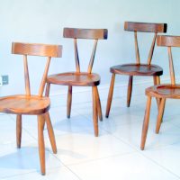 Vintage Mid Century Ercole Style Dinning Chairs
