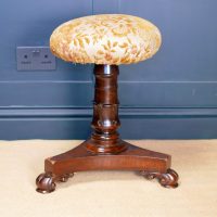 William IV Piano Vanity Stool