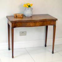 Georgian Tea Fold Over Table Console Hall Side