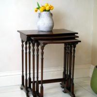 An Exceptional Antique Nest of Tables by Waring &amp; Gillows