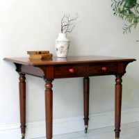 19th Century Victorian Side Hall Console Table