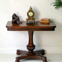 William IV Rosewood Tea Table Console Hall Side Table