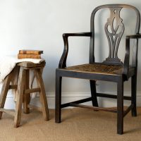 Antique Georgian Desk Hall Side Chair
