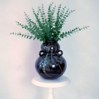 Modern Vintage Glass Vase