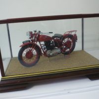 Scratch Built, Museum Quality, Model Triumph 350cc Motorcycle.
