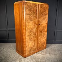 Art Deco Walnut Compactum Wardrobe