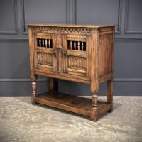Slim Oak Cheese Cupboard