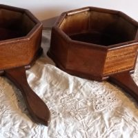 Pair of Antique Welsh Victorian Alms Dishes