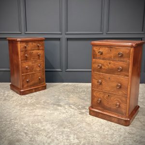 Pair-of-Victorian-Mahogany-Bedside-Chests-1