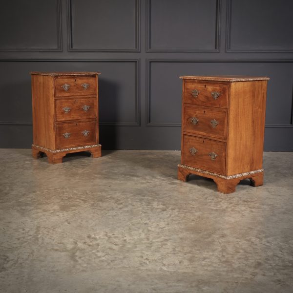 Pair-of-Walnut-Gilt-Bedside-Chests-1