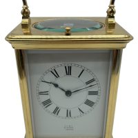 Fine Dent Carriage Clock, Large Model with Enamelled dial – French 8-Day Striking Movement with Repeat Feature