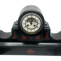 Impressive Domed Top Slate Clock 8-Day Striking Marble Mantel Clock – C1900