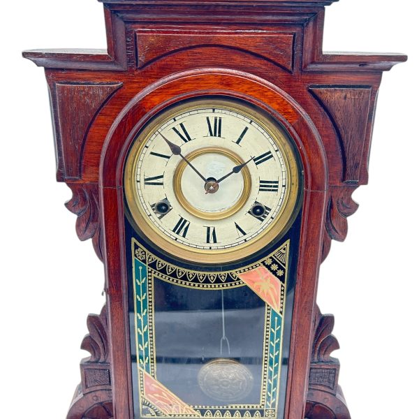 Awesome American Gingerbread Mantel Clock – ca 1900