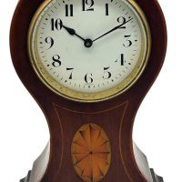 Lovely Edwardian Balloon Shape Mantel Clock – ca 1905