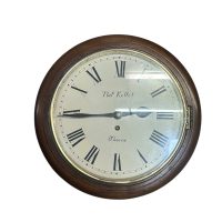 Exquisite English Fusee Drop Dial Wall clock – ca1880