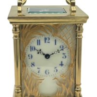 Superb Antique Victorian French 8 day gong striking Carriage clock– ca 1880