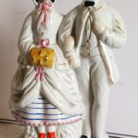 Antique English Victorian Staffordshire Figure ~ Princess Alice &amp; Louis of Hesse ~ H 690