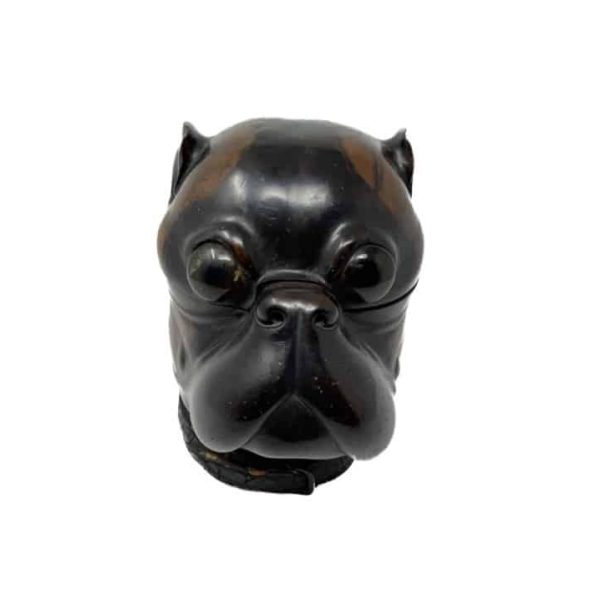 Front view Pug Storage Jar