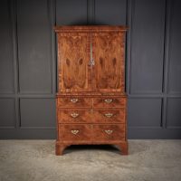 Queen Anne Walnut Cabinet on Chest