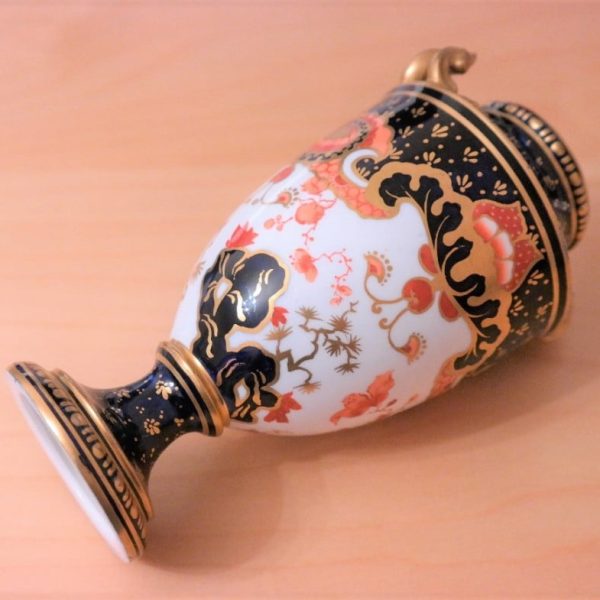 Circa;- 1890 Antique ROYAL CROWN DERBY Miniature Imari Vase &#8211; Collectible Item