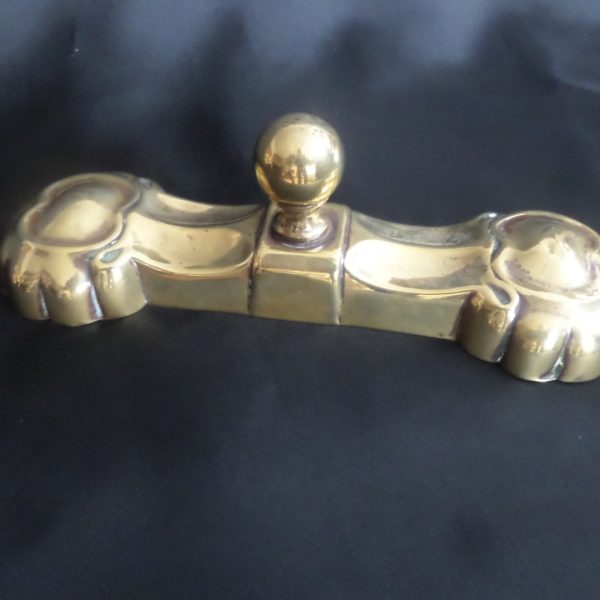 A VICTORIAN BRASS DESK TIDY (or DOOR STOP) VICTORIAN (c1870&#8217;s)