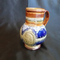 QUEEN VICTORIA&#8212;JUBILEE COMMEMORATIVE JUG.  DOULTON LAMBETH&gt;1897