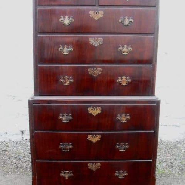 SOLD Georgian Mahogany Chest on Chest