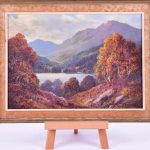Douglas Falconer. Oil on Board. &#8220;Loch Affric&#8221;