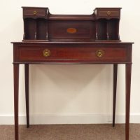 Edwardian mahogany bonheur du jour.