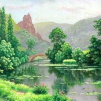 Edmund Charles Rene His (1870-1960) Oil