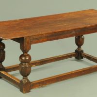 Georgian Oak refectory table