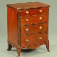 A small Georgian four drawer chest of drawers