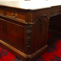 Vict carved Partners desk Coming soon.