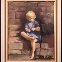 Valerie Mackenzie RA. Oil painting