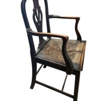 Antique Georgian Desk Hall Side Chair