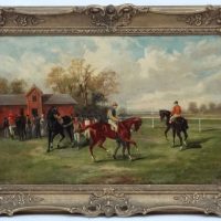 John Parker Davis (1832-1910) American ( Before the Off )