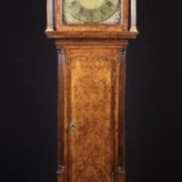 Fine 18th Cent Pollard Oak longcase clock