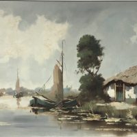 Willem Maris. Dutch (1844-1910) Oil painting