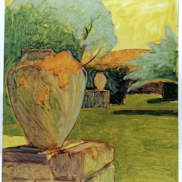 Philip Sutton R A. Impressionist oil painting