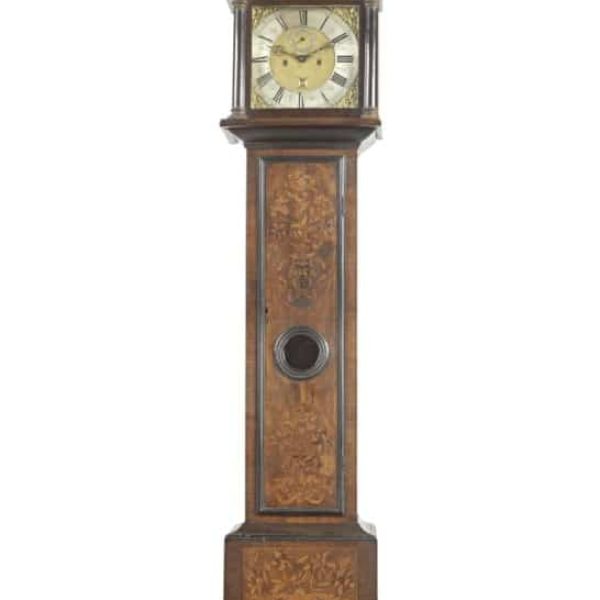 17th cent marquetry Longcase clock