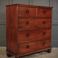 Anglo Indian Padauk Wood Military Chest