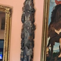Early 19th Century TRIBAL CEREMONIAL TOTEM, JAYA IRIAN-INDONESIA, MANOKWARI Caniball&#8230;