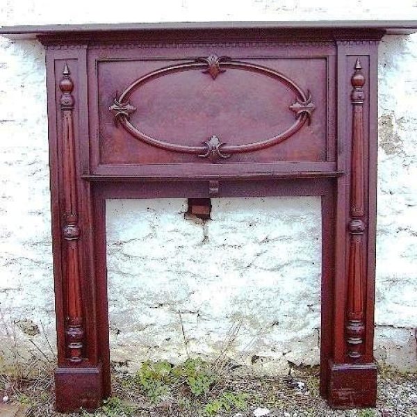Victorian Mahogany Fire Surround