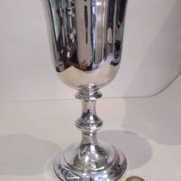 Victorian Silver Plated &#038; Gilded Goblet Chalice by John Edward Walter, John Barnard, London