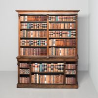 William IV Rosewood Open Bookcase