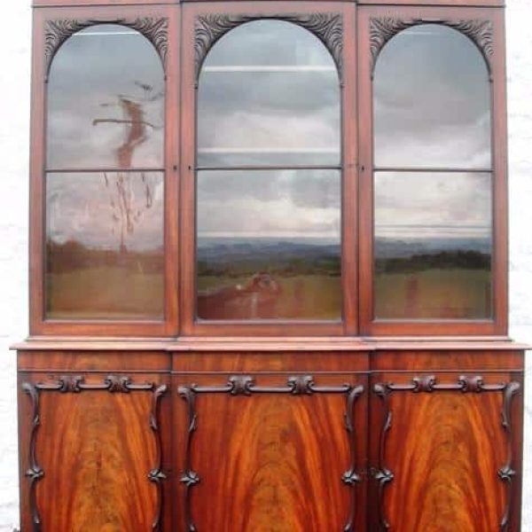 William IV Mahogany Library Bookcase