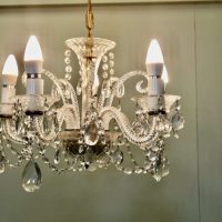 A Charming 5 Branch Venetian Style Chandelier